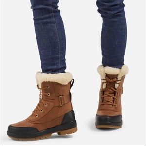 NWT SOREL Womens Tivoli Parc Tan Snow Boots - FITS LIKE SIZE 6